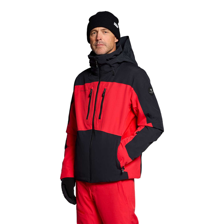 Obermeyer Men's Charger Jacket in Roma Red.