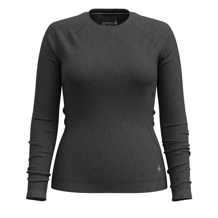 SmartWool Classic Thermal Merino Base Layer Crew Top Women's in Charcoal Heather