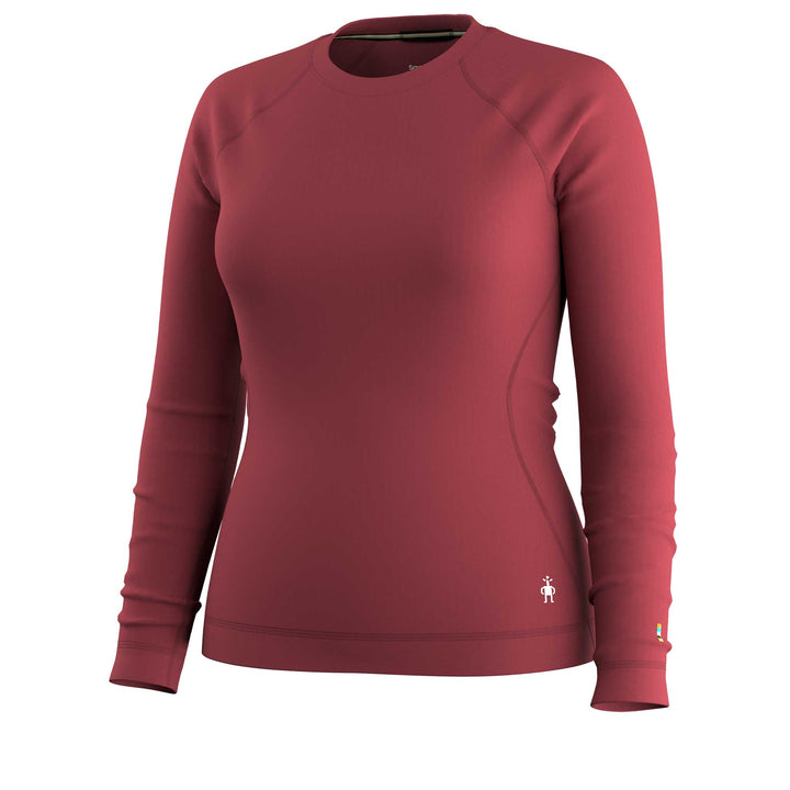 SmartWool Classic Thermal Merino Base Layer Crew Top Women's in Cherry Lacquer