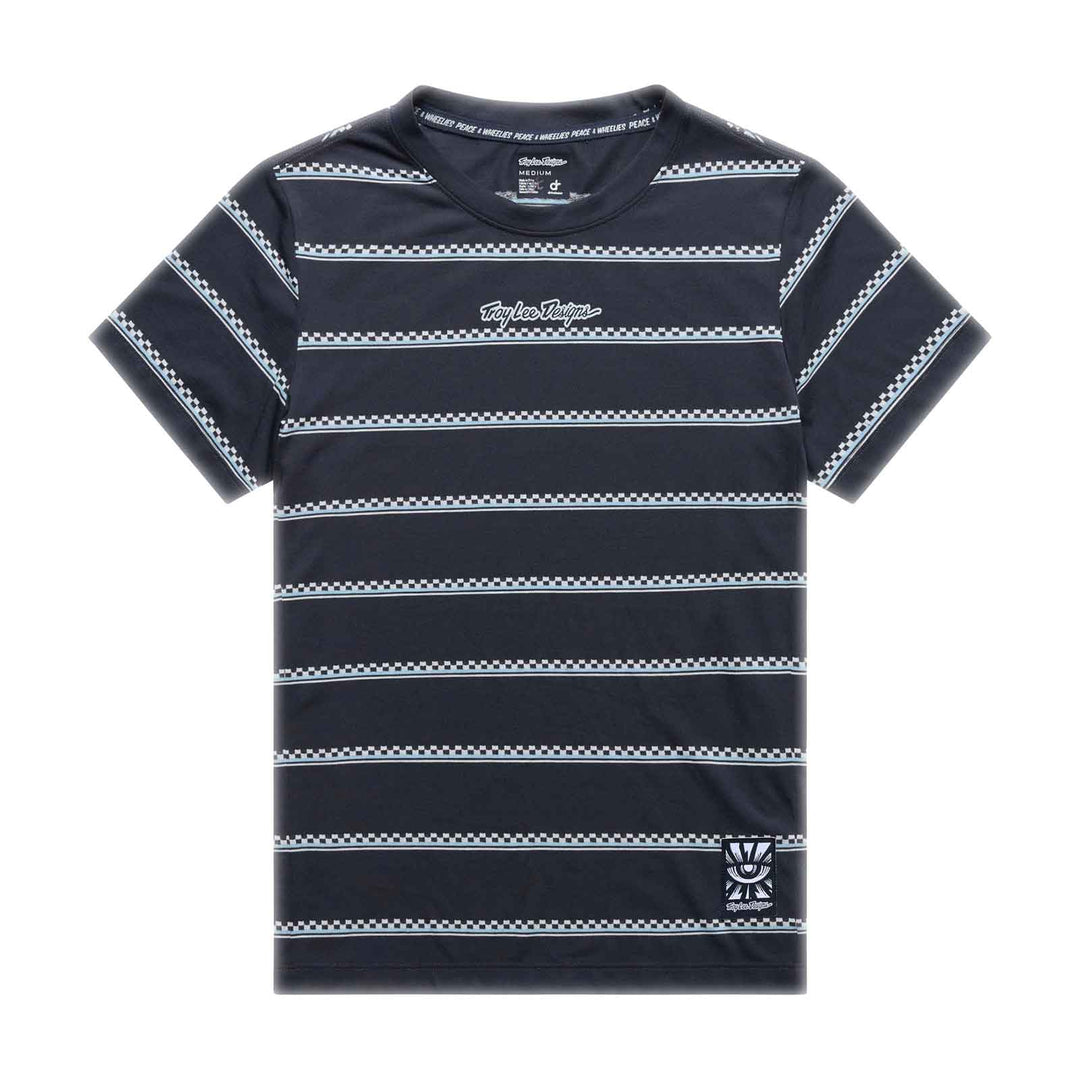 Troy Lee Designs Lilium Short Sleeve Ride Tee - Women's in Checked out Carbon