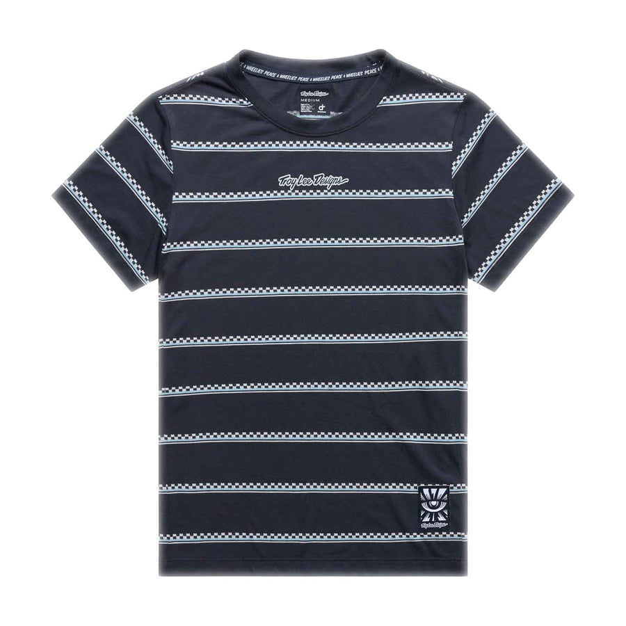Troy Lee Designs Lilium Short Sleeve Ride Tee - Women's in Checked out Carbon