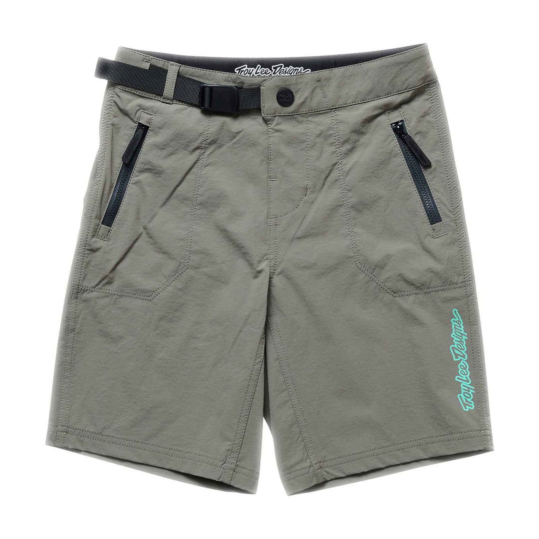 Troy Lee Designs Skyline Trail Shell Short - Kids' in Mono Army