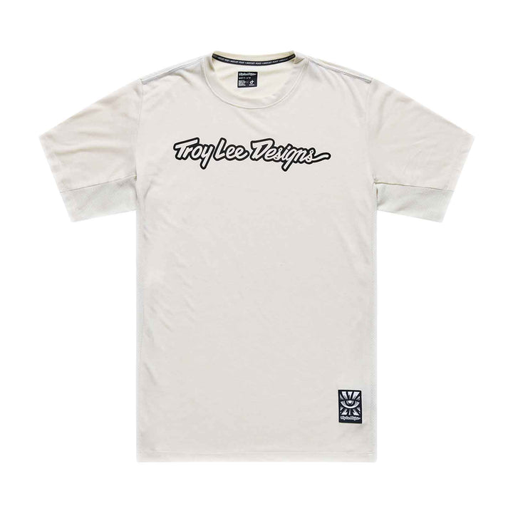 Troy Lee Designs Skyline Short Sleeve Ride Tee - Men's in Signature Pumice (front)