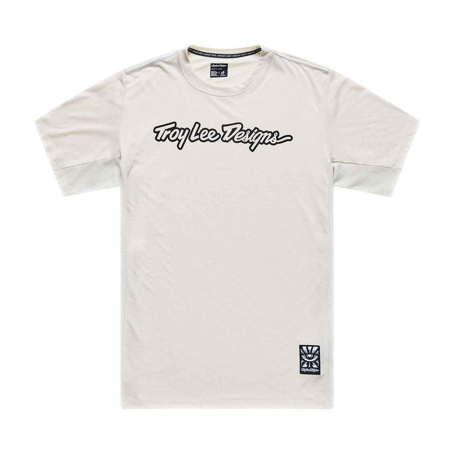 Troy Lee Designs Skyline Short Sleeve Ride Tee - Men's in Signature Pumice (front)