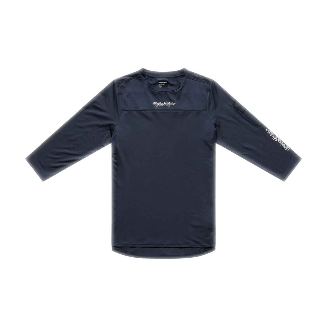 Troy Lee Designs Ruckus Ride 3/4 Sleeve  Tee - Men's in Mono Carbon