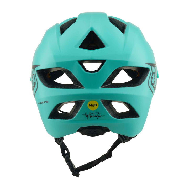 Troy Lee Designs Flowline Helmet with MIPS: Point - Kids' in Real Teal