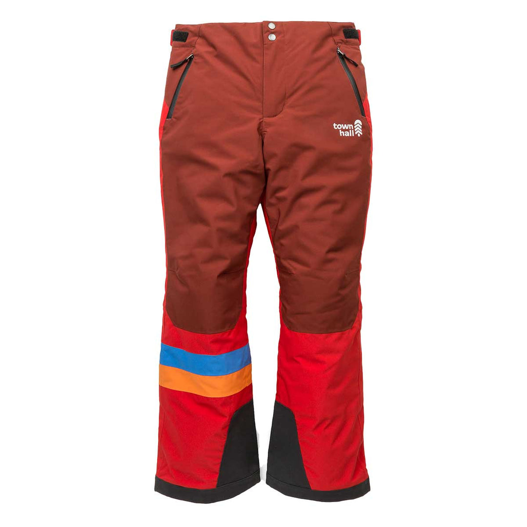 Town Hall Mountain Town Winter Pant Kids' in Goji Berry and Fired Brick