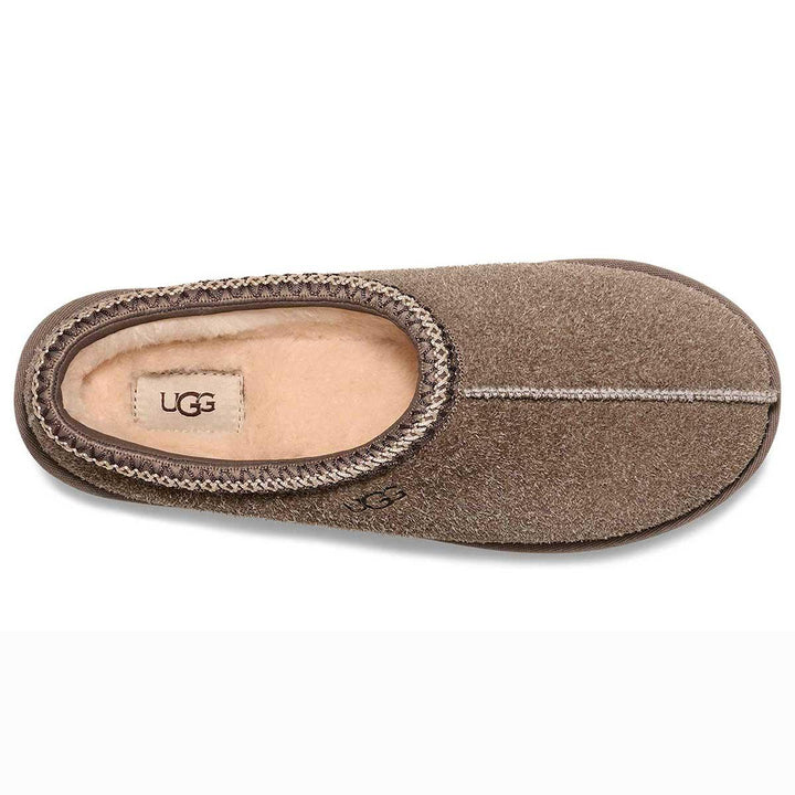 UGG Tasman Shaggy Suede Slipper Men's in Smoke Plume