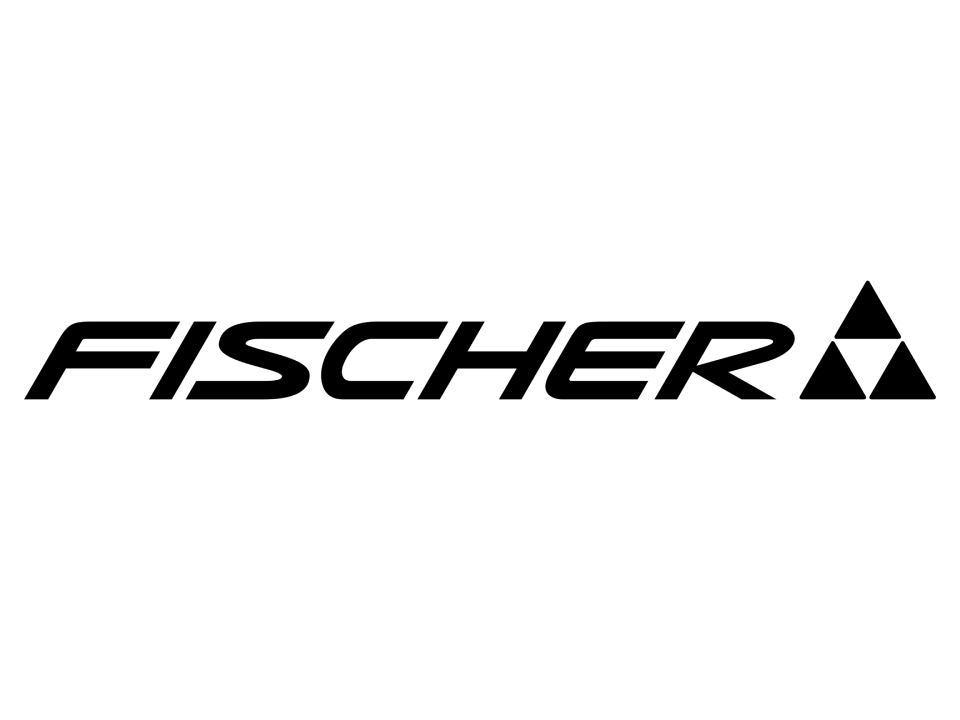 Fischer logo with black text and triangle on a white background